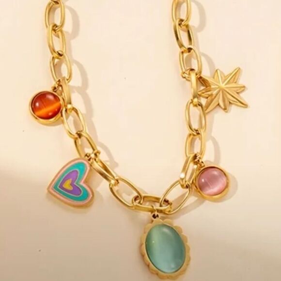 Jewelry - Boho Style Chic Gold Plated Necklace